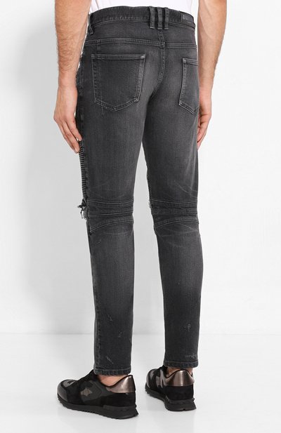 Джинсы с потертостями BALMAIN, арт. SH05336/Z160, фото 4