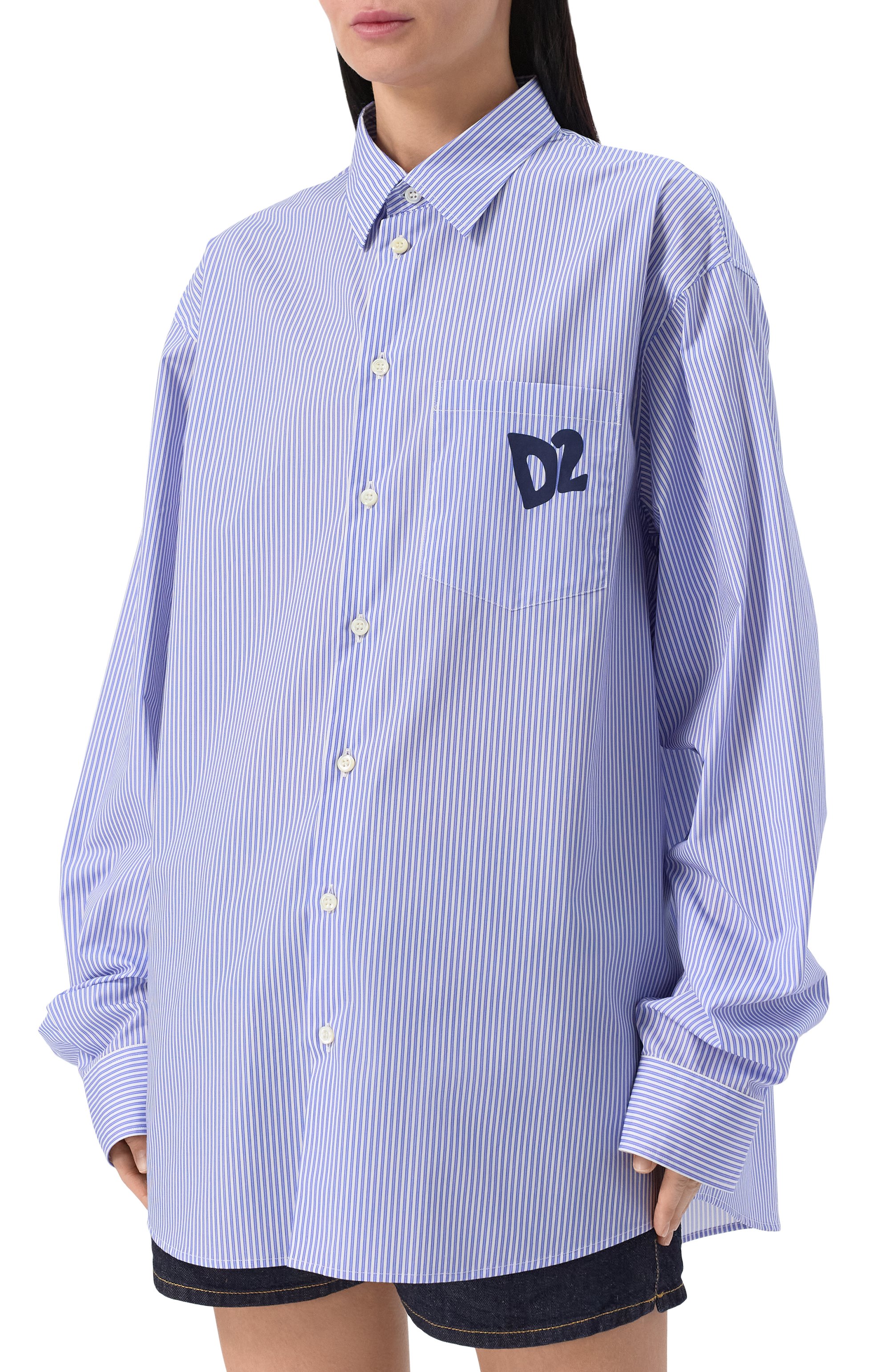 Хлопковая рубашка DSQUARED2, арт. S73DL0280/D35285, фото 3