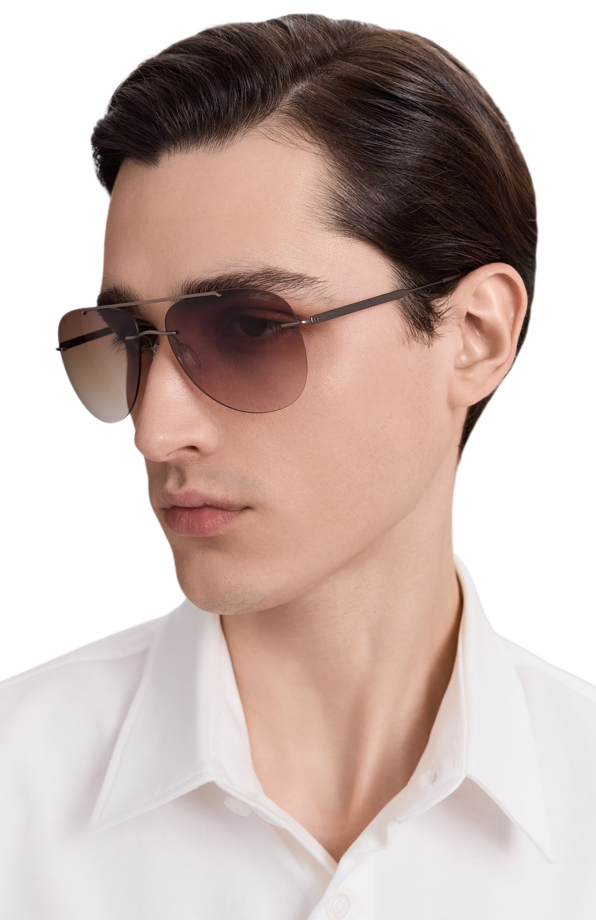 Солнцезащитные очки SILHOUETTE коричневого цвета по цене 39950 руб., арт. 8751/6040, фото 2 Солнцезащитные очки SILHOUETTE, арт. 8751/6040, фото 2