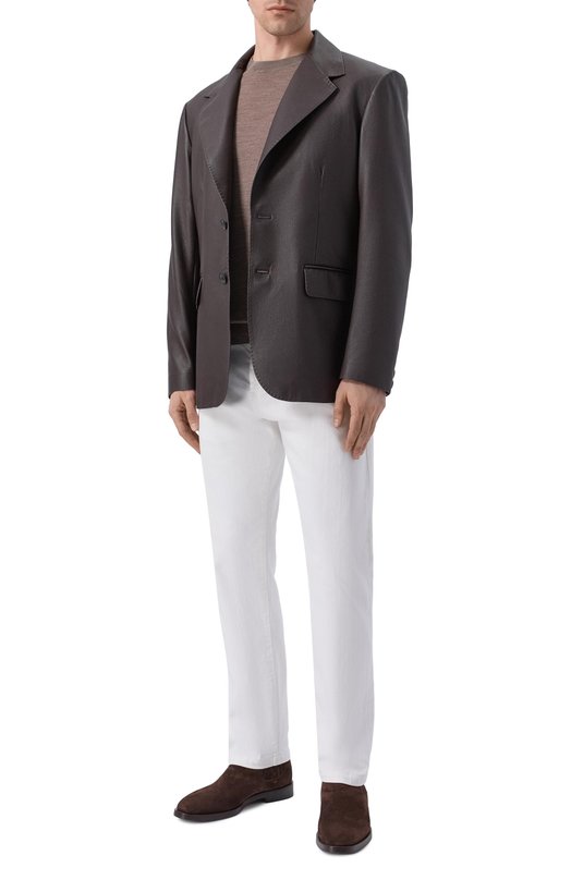 Кожаный пиджак MVST M25.1PM.J004/BIG SIZE/CERV0 SILKY Коричневый  M25.1PM.J004/BIG SIZE/CERV0 SILKY Фото 2