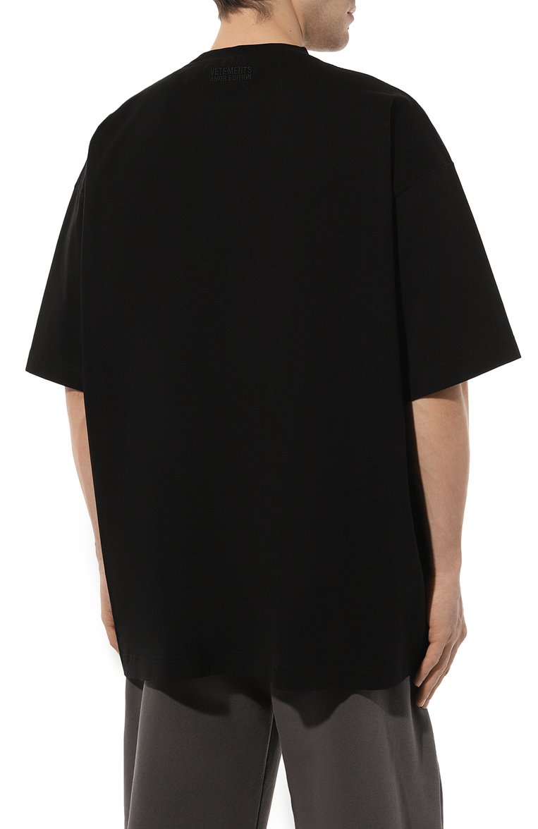 Хлопковая футболка VETEMENTS, арт. UE64TR290B, фото 1