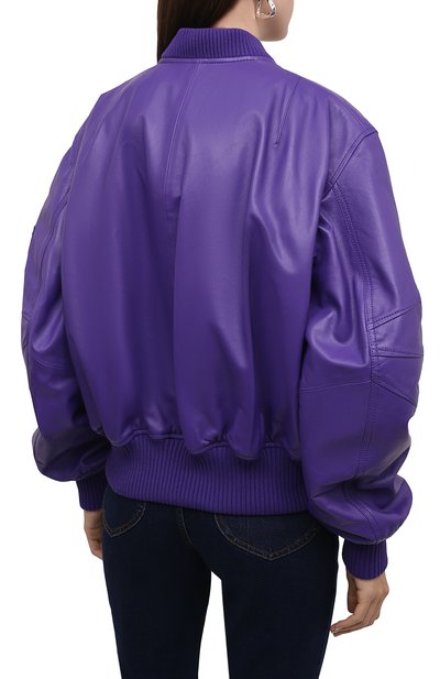 Кожаный бомбер THE ATTICO, арт. 221WCB04/L042, фото 4