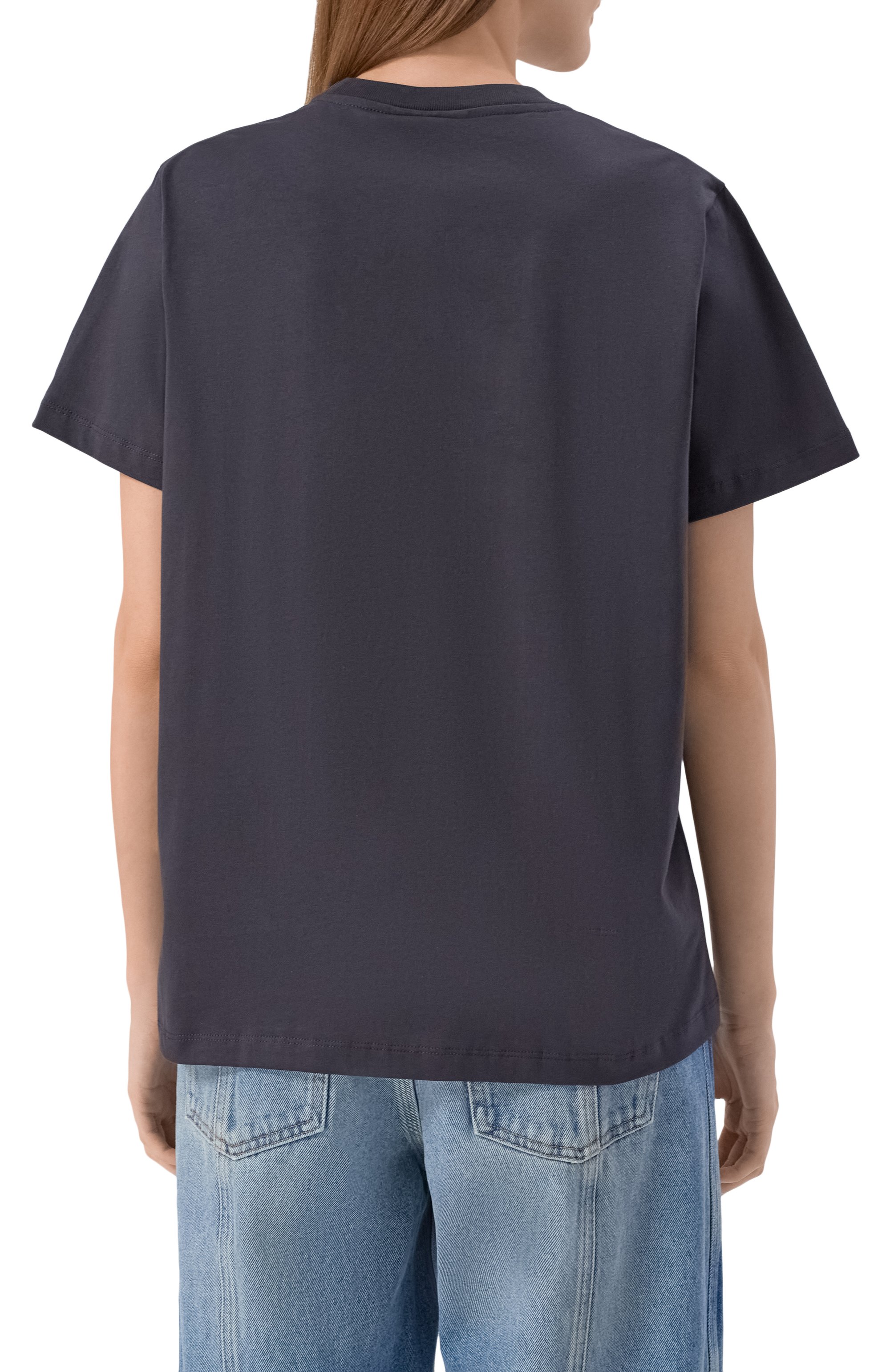 Хлопковая футболка GANNI, арт. T4238, фото 4