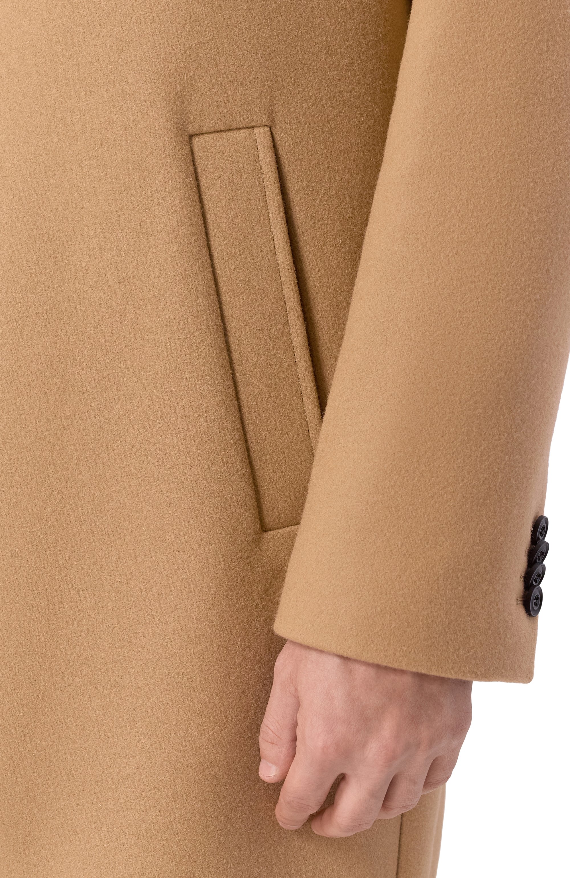 Шерстяное пальто HUGO, арт. 50546529, фото 5