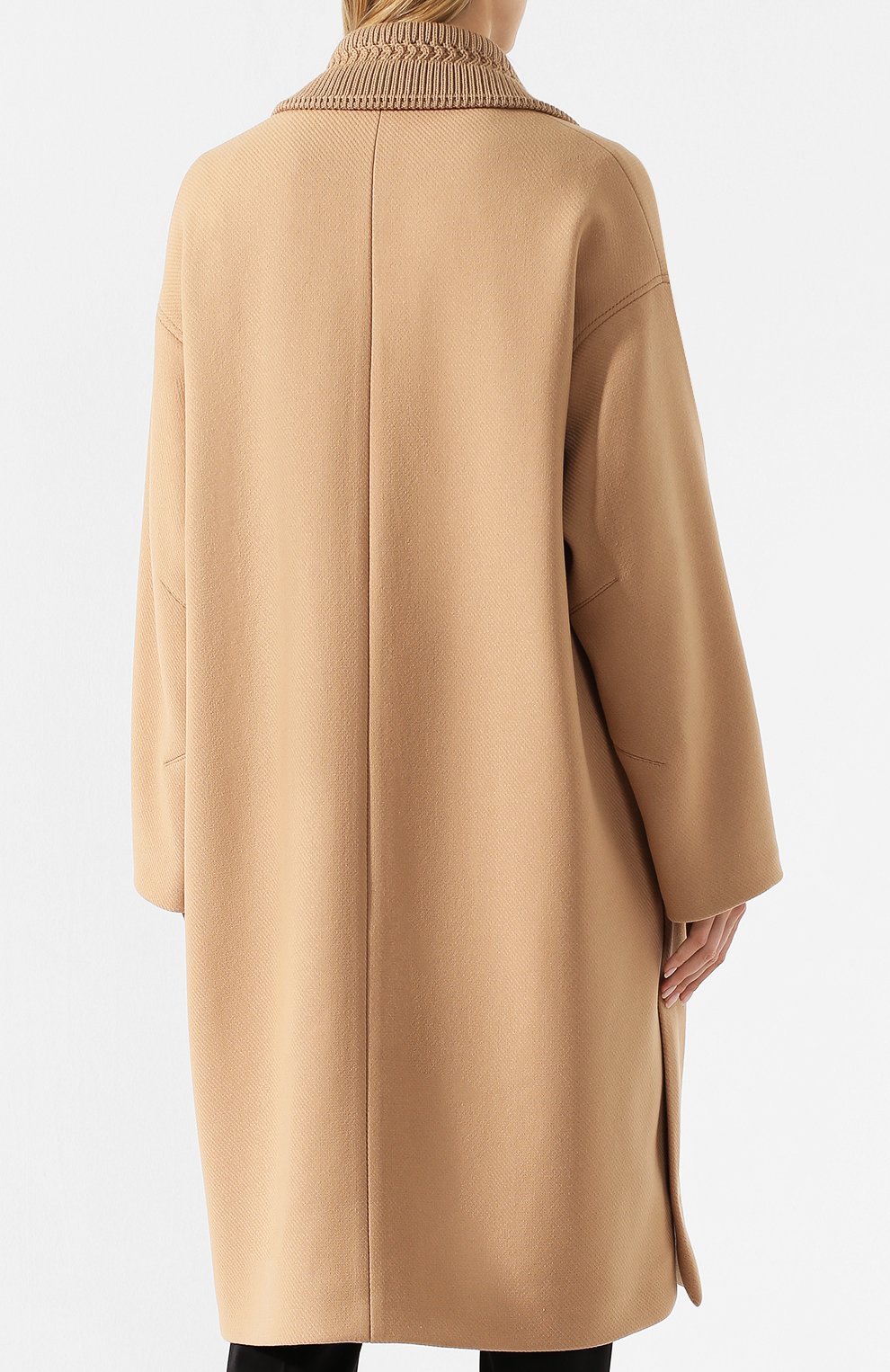Шерстяное пальто STELLA MCCARTNEY бежевого цвета по цене 118000 руб., арт. 546810/SJB30, фото 4 Шерстяное пальто STELLA MCCARTNEY, арт. 546810/SJB30, фото 4