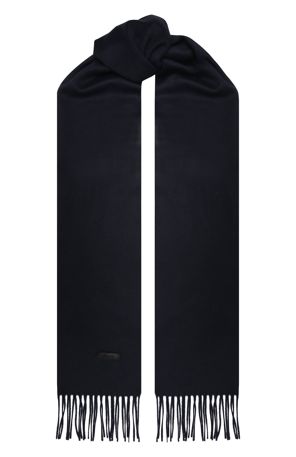 Шарф из кашемира и шерсти викуньи BRIONI темно-синего цвета по цене 107500 руб., арт. 031B00/09370/VVIC, фото 1 Шарф из кашемира и шерсти викуньи BRIONI, арт. 031B00/09370/VVIC, фото 1