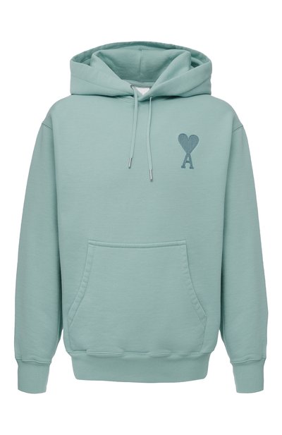 Хлопковое худи AMI, арт. E21HJ058.747, фото 1