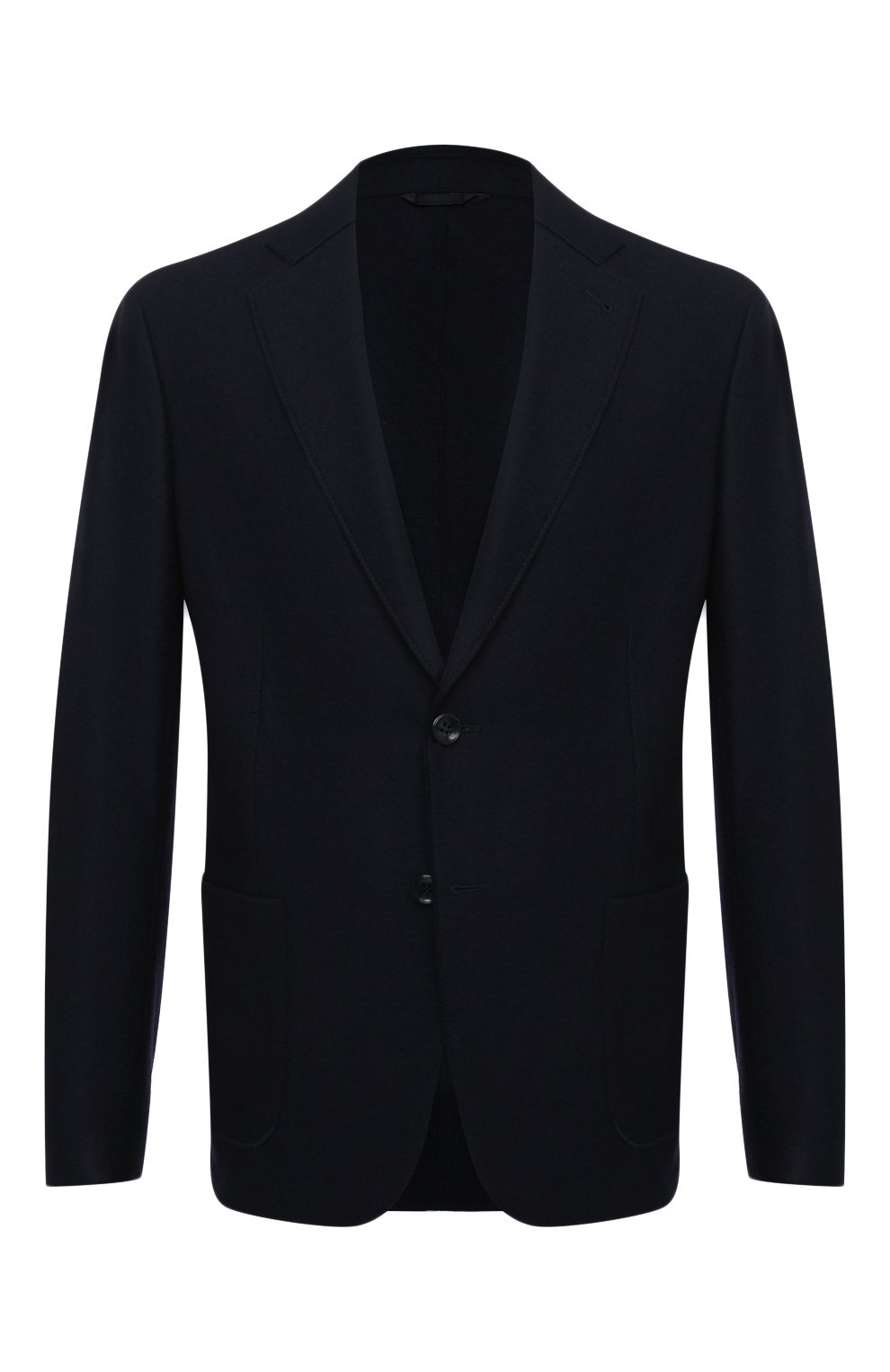 Шерстяной пиджак GIORGIO ARMANI темно-синего цвета по цене 161500 руб., арт. 0WGGG0GS/T01VX, фото 1 Шерстяной пиджак GIORGIO ARMANI, арт. 0WGGG0GS/T01VX, фото 1