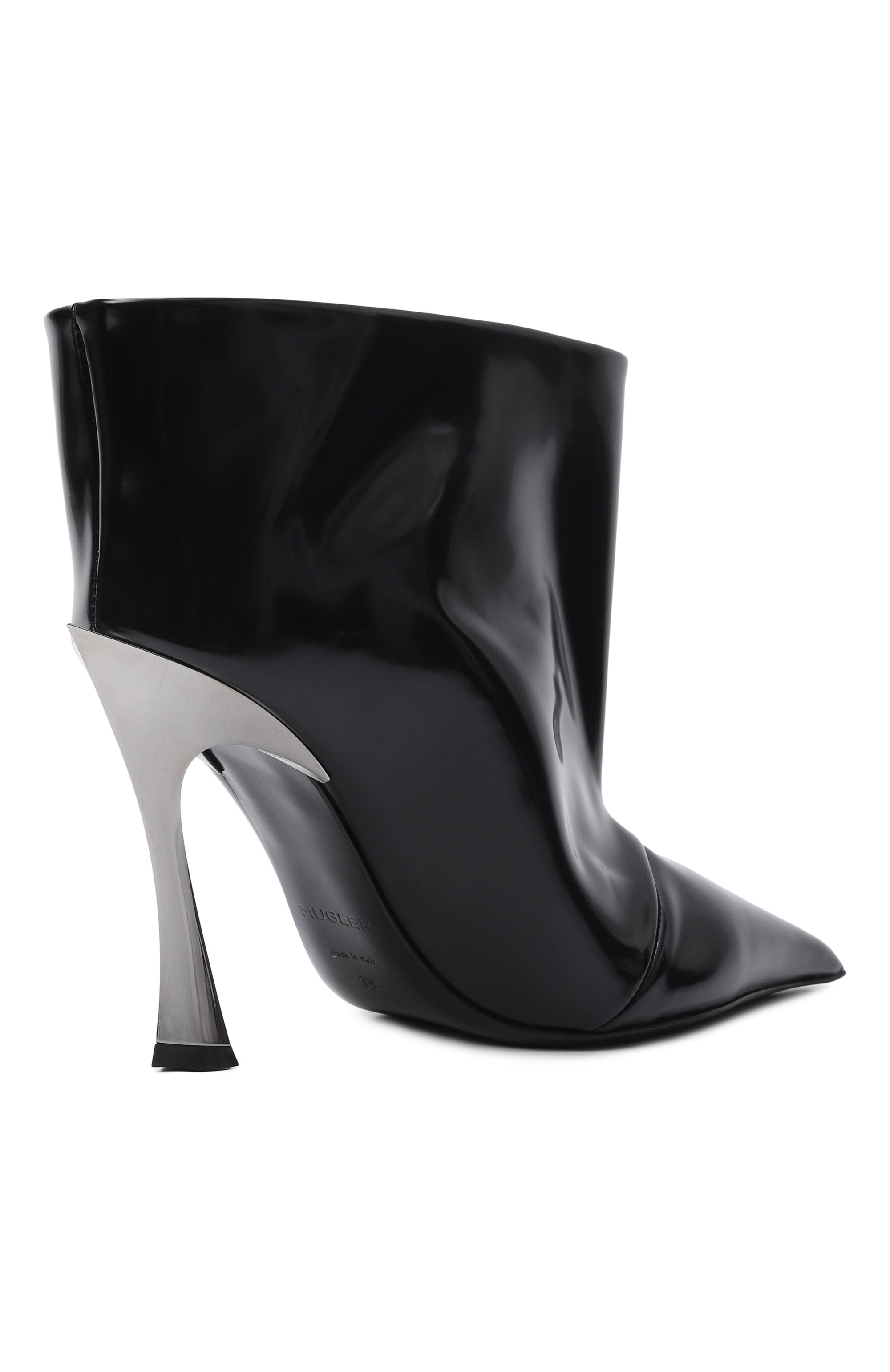 Лакированные ботильоны MUGLER, арт. MUWFW2425SC038_CL001, фото 5