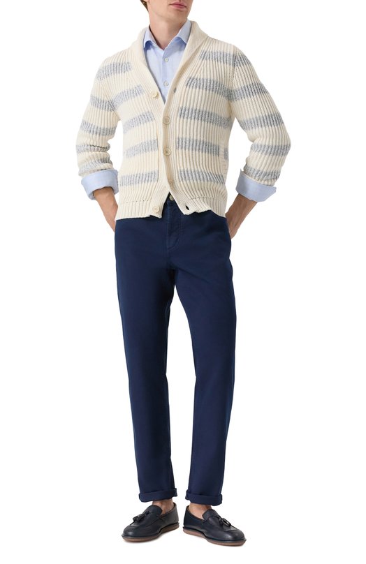 Джинсы Traditional Fit Brunello Cucinelli M277UD3210 Синий  M277UD3210 Фото 2