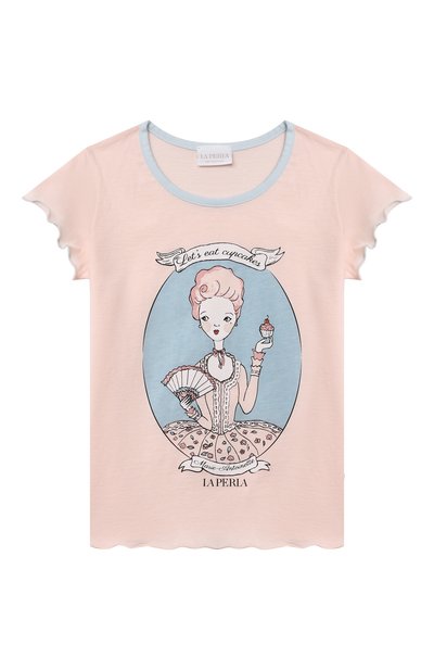 Хлопковая пижама LA PERLA, арт. 70451/8A-14A, фото 2