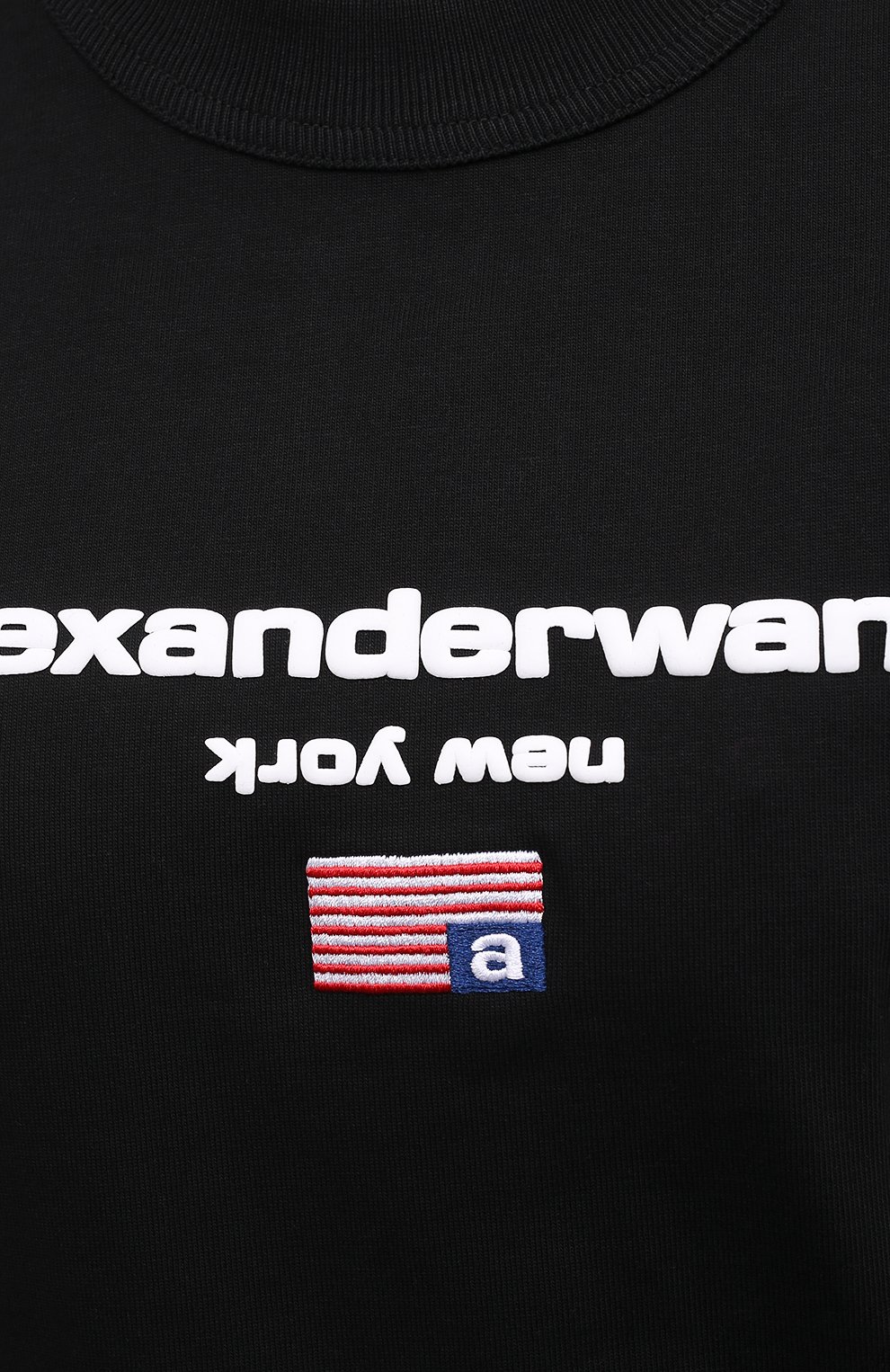 Хлопковая футболка ALEXANDER WANG, арт. UCC1211344, фото 5