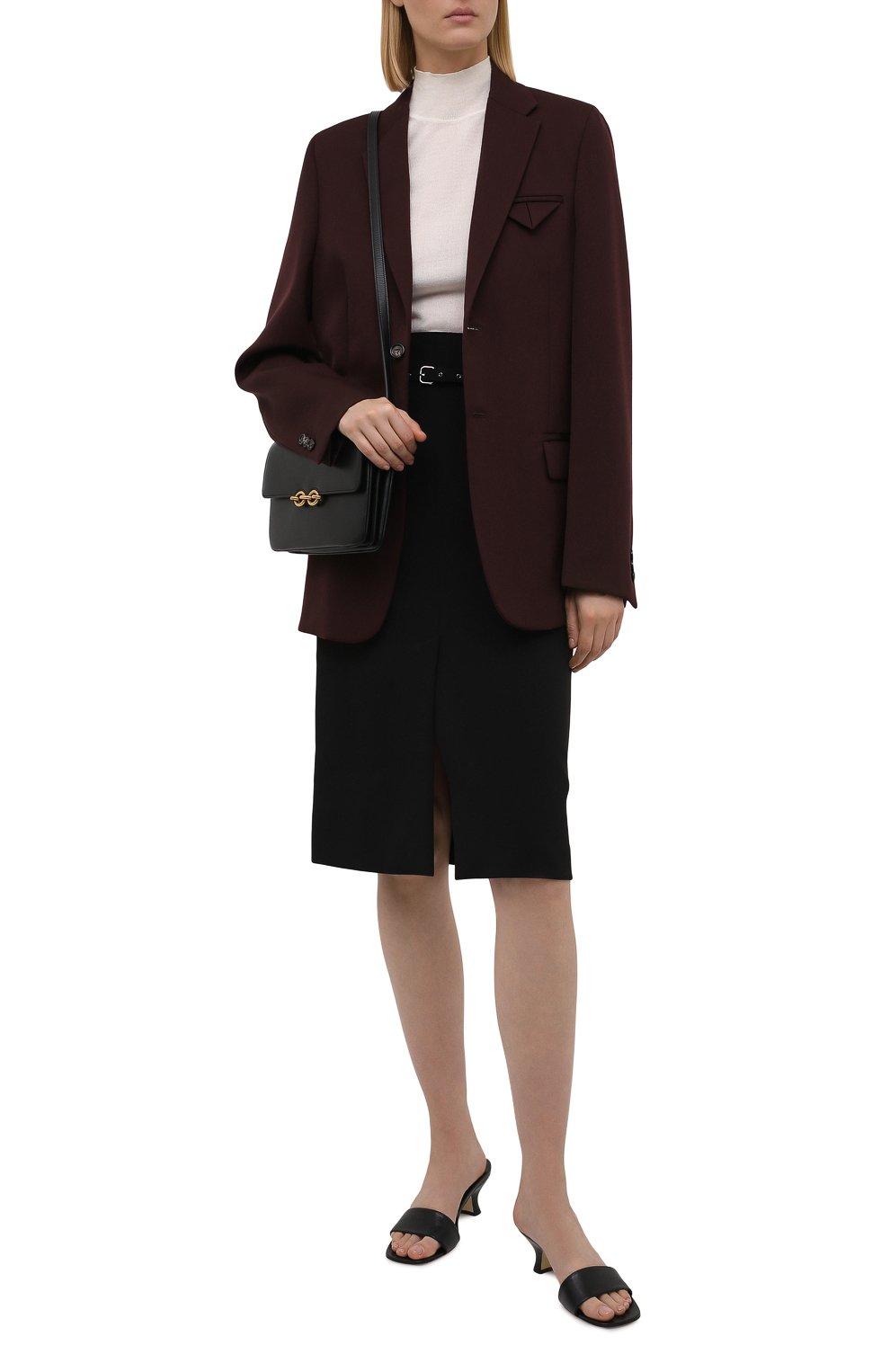 Юбка REDVALENTINO черного цвета по цене 43050 руб., арт. WR0RAH00/5LB, фото 2 Юбка REDVALENTINO, арт. WR0RAH00/5LB, фото 2