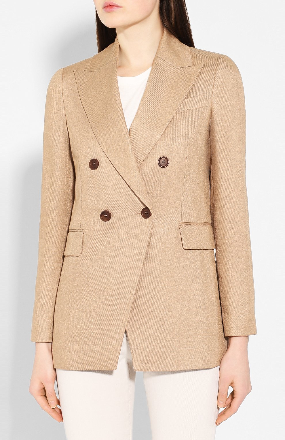 Двубортный жакет BRUNELLO CUCINELLI, арт. MF5858947, фото 3