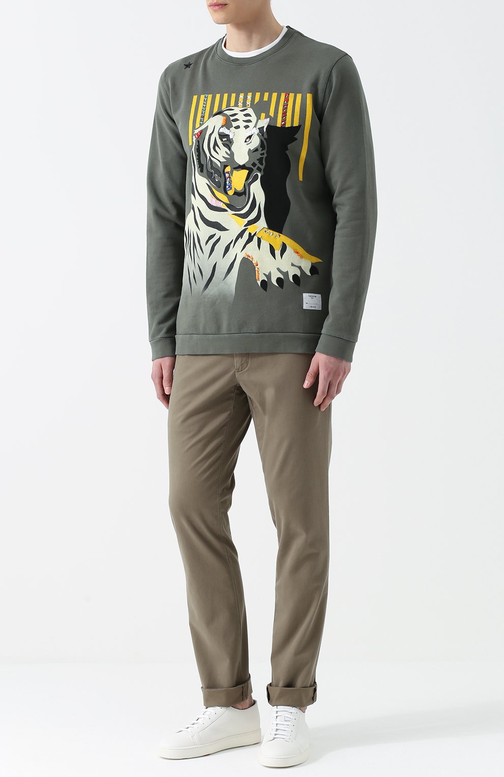 Хлопковый свитшот с принтом THE EDITOR, арт. E2.6797T14/5081, фото 2