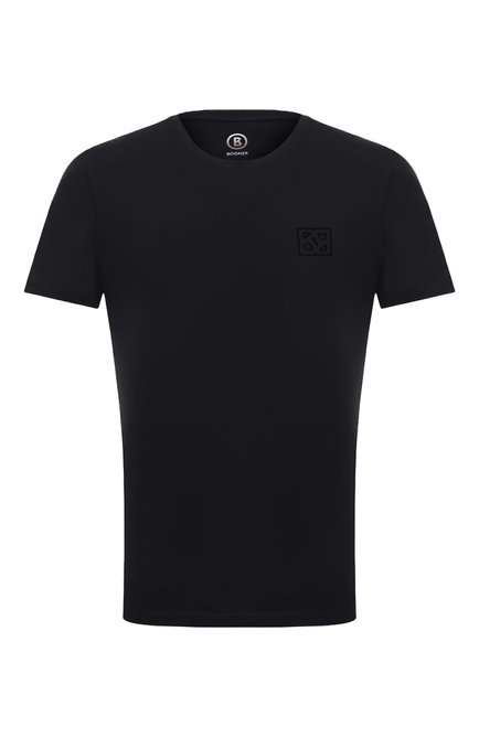 Мужская хлопковая футболка BOGNER темно-синего цвета по цене 0 руб., арт. 58416604 | Фото 1