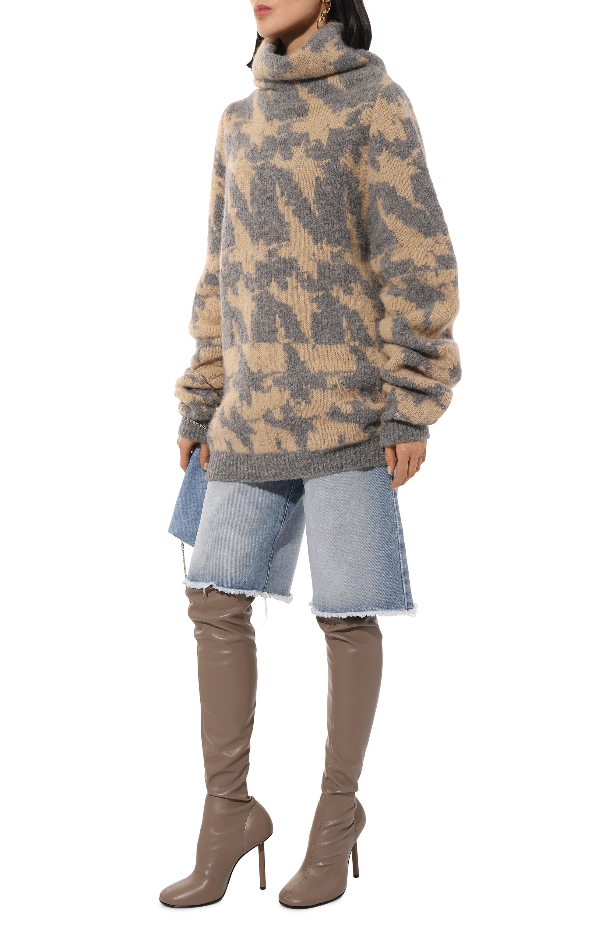 Джинсовые шорты DRIES VAN NOTEN, арт. 242-010927-9391, фото 2