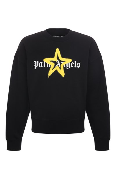 Хлопковый свитшот PALM ANGELS, арт. PMBA026C99FLE0081018, фото 1