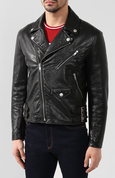 Кожаная косуха GIVENCHY, арт. BM007B603U, фото 3