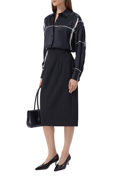 Кожаные туфли KITON черного цвета по цене 118500 руб., арт. D62816K0514L, фото 3 Кожаные туфли KITON, арт. D62816K0514L, фото 3
