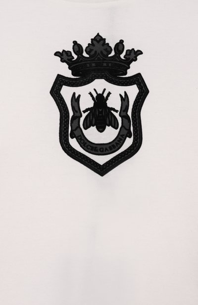 Хлопковая футболка DOLCE & GABBANA, арт. L4JTHV/G7PMJ_001, фото 3