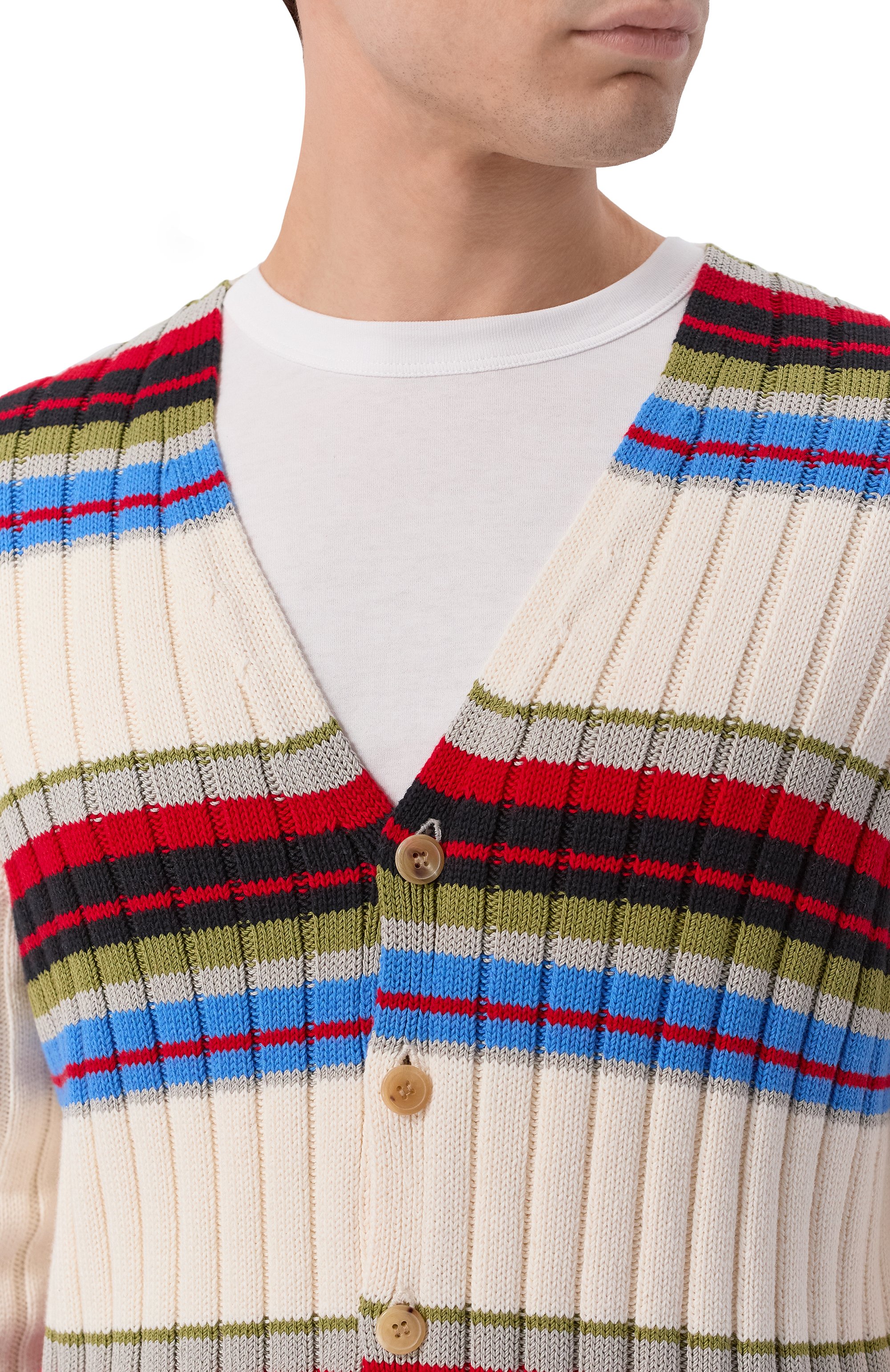 Кардиган из хлопка и шерсти DRIES VAN NOTEN, арт. 021236/3730, фото 5