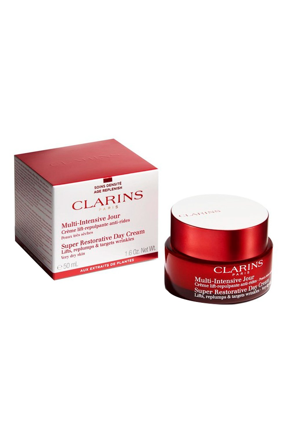 Восстанавливающий дневной крем с эффектом лифтинга для сухой кожи multi-intensive (50ml) CLARINS, арт. 80088222, фото 3