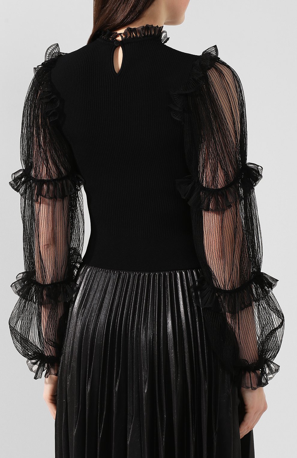 Пуловер из вискозы ALEXANDER MCQUEEN, арт. 610763/Q1AM5, фото 4