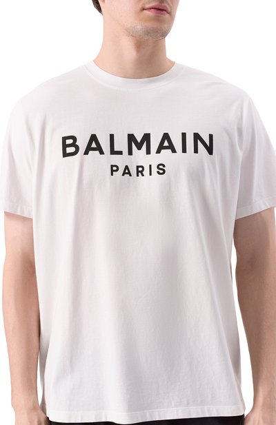 Хлопковая футболка BALMAIN, арт. EH1EG010/BB73, фото 5