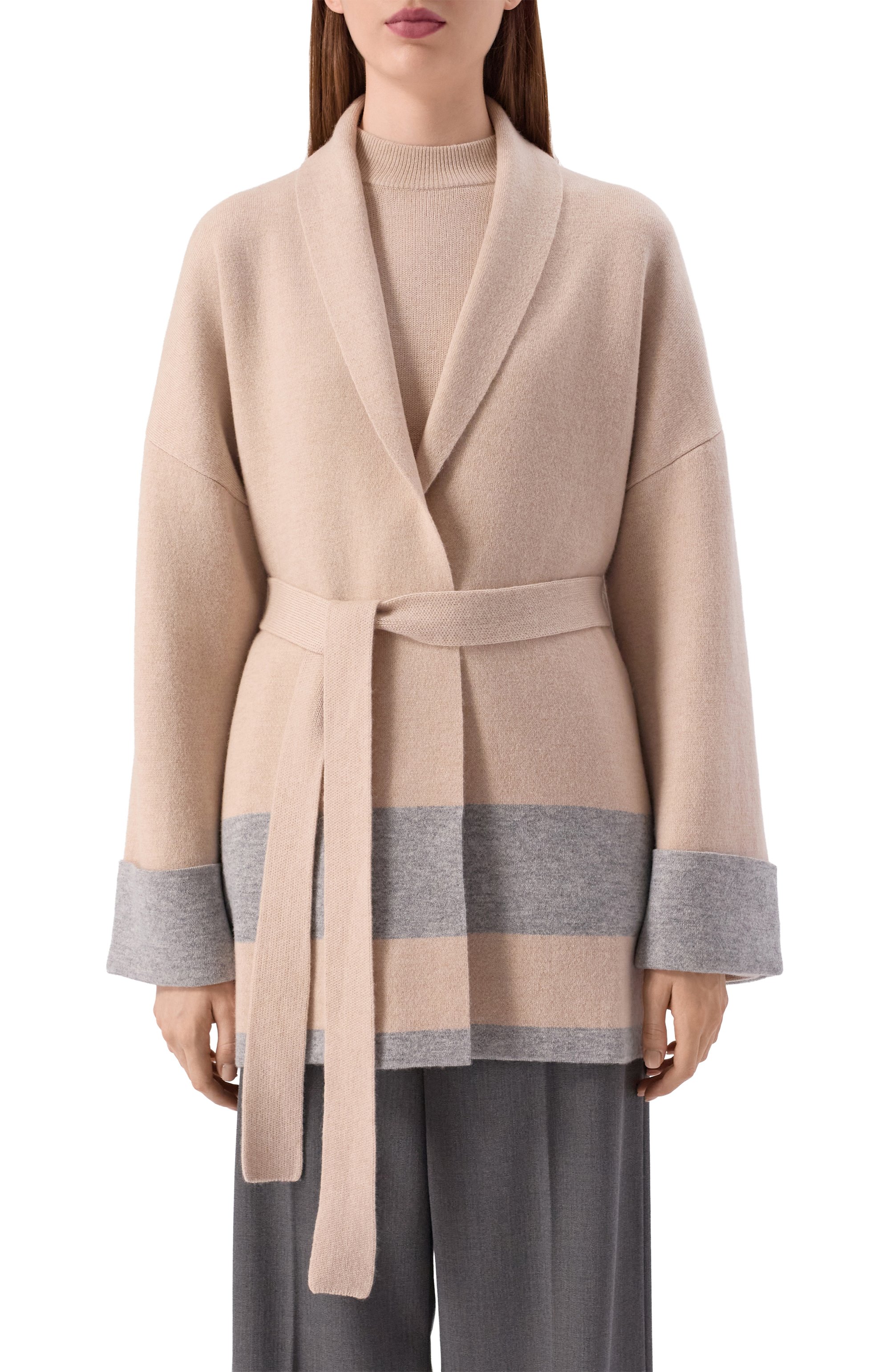 Кардиган из шерсти и кашемира MAX MARA STUDIO, арт. GENTILE, фото 3