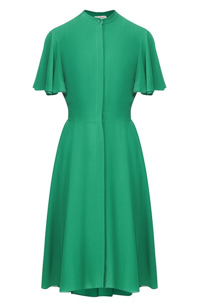 Женское шелковое платье ALEXANDER MCQUEEN, арт. 605280/QBAAF