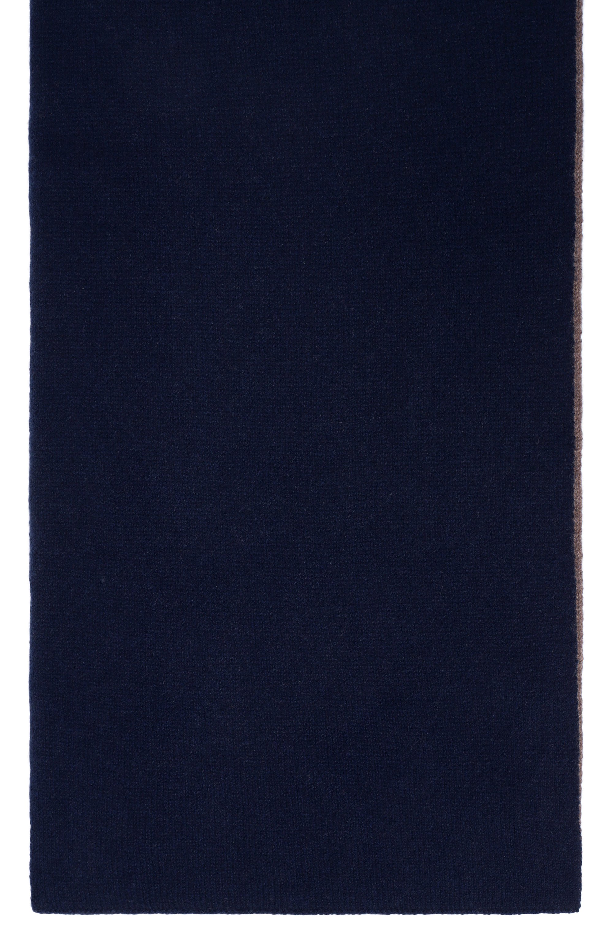 Двусторонний шарф из кашемира ANDREA CAMPAGNA темно-синего цвета по цене 45950 руб., арт. 15513, фото 5 Двусторонний шарф из кашемира ANDREA CAMPAGNA, арт. 15513, фото 5