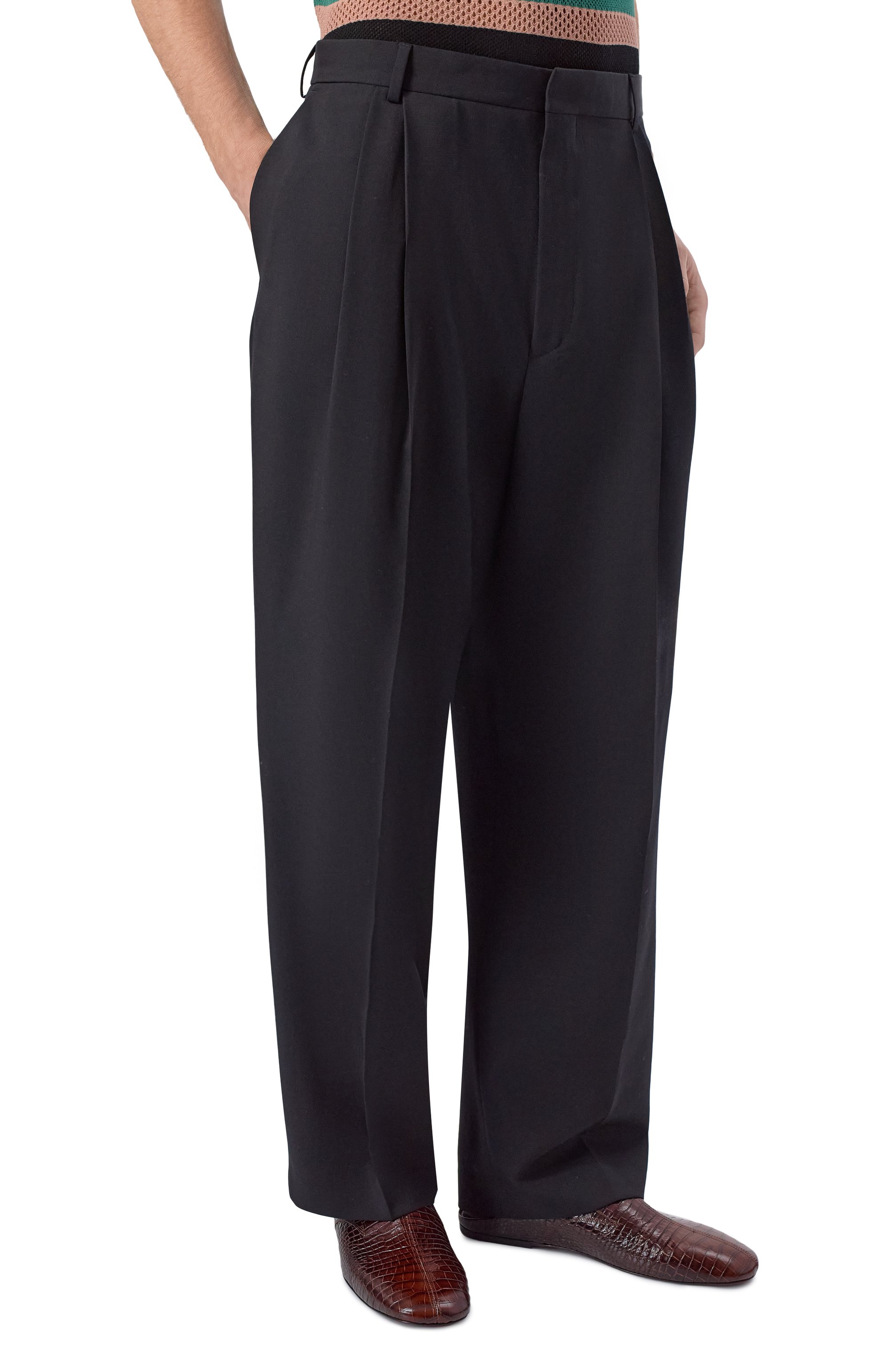 Шерстяные брюки DRIES VAN NOTEN, арт. 020998/3249, фото 3