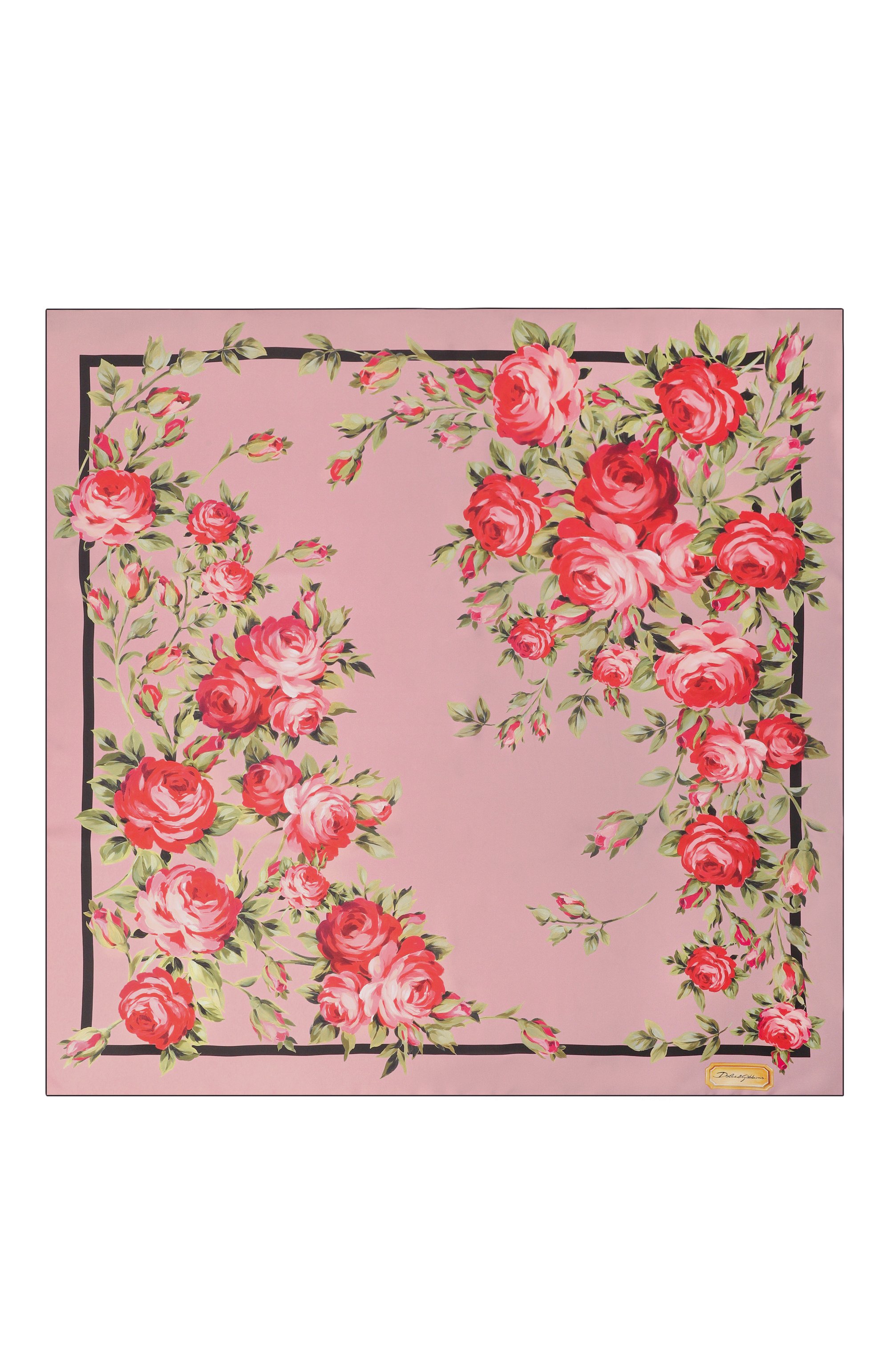 Шелковый платок DOLCE & GABBANA, арт. FN093R/GDDPM, фото 4