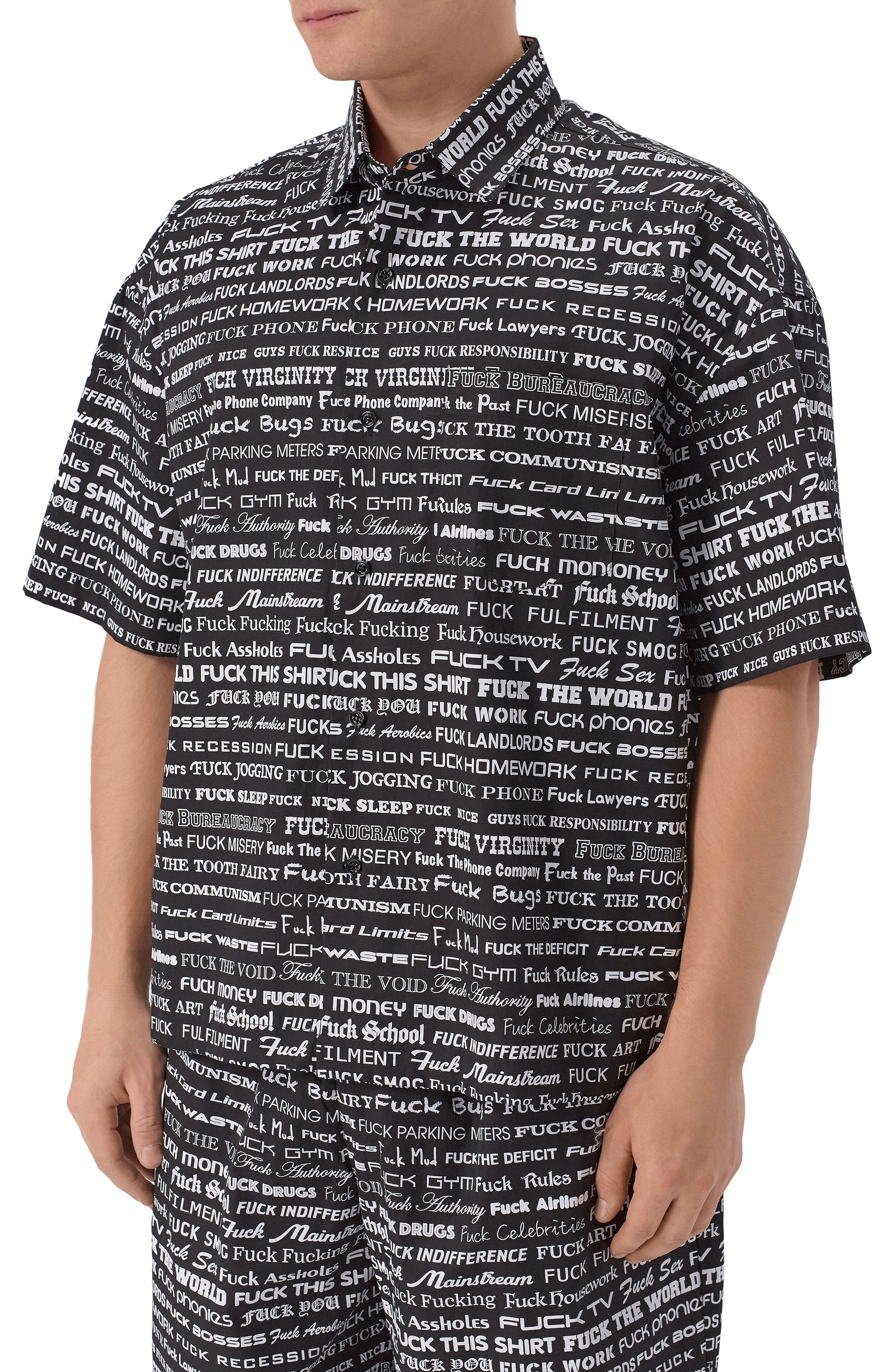 Хлопковая рубашка VETEMENTS, арт. UH76SH580B, фото 3