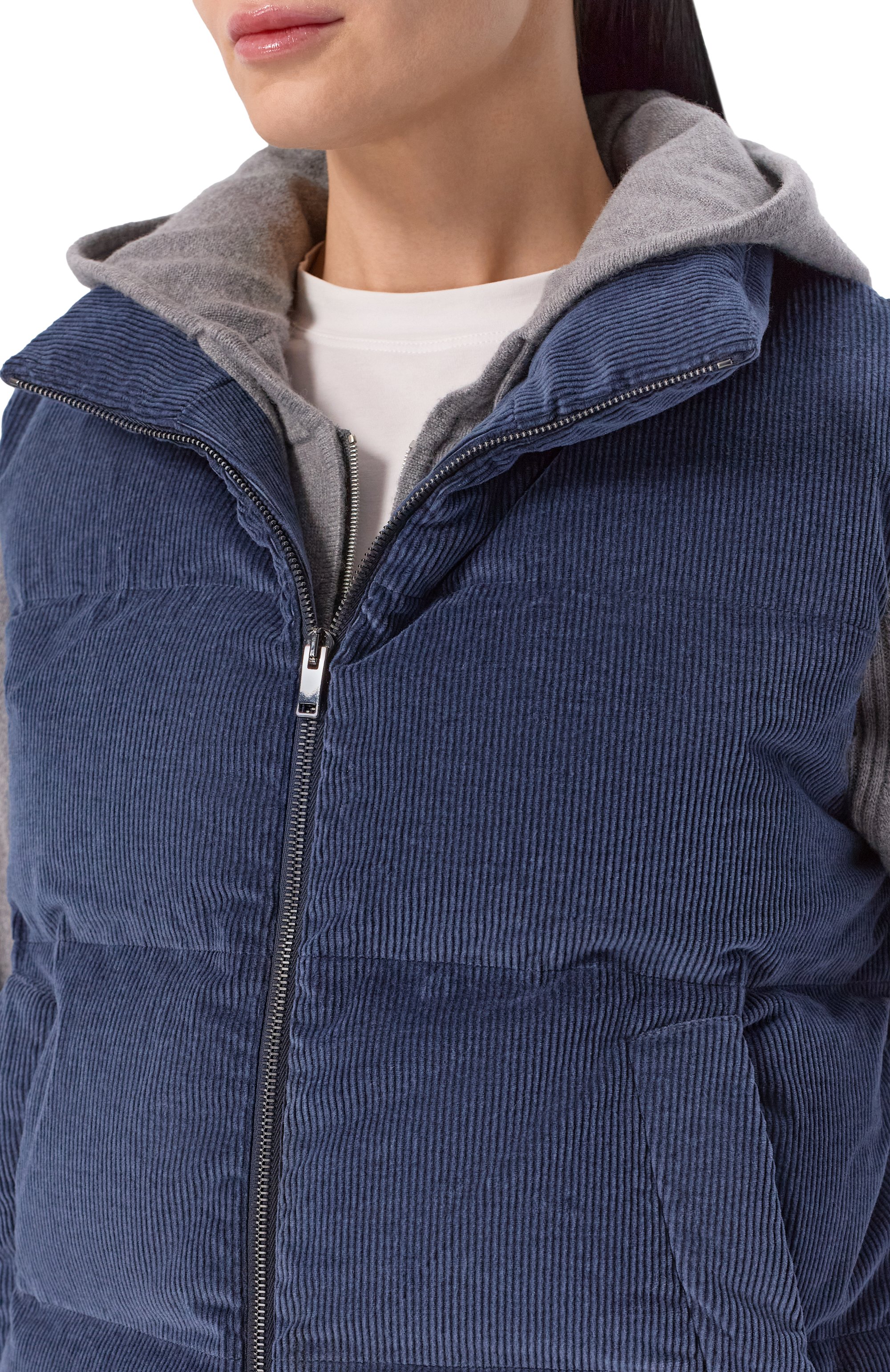 Вельветовый пуховый жилет MVST, арт. M25.1MW.0015_CASHC0, фото 5