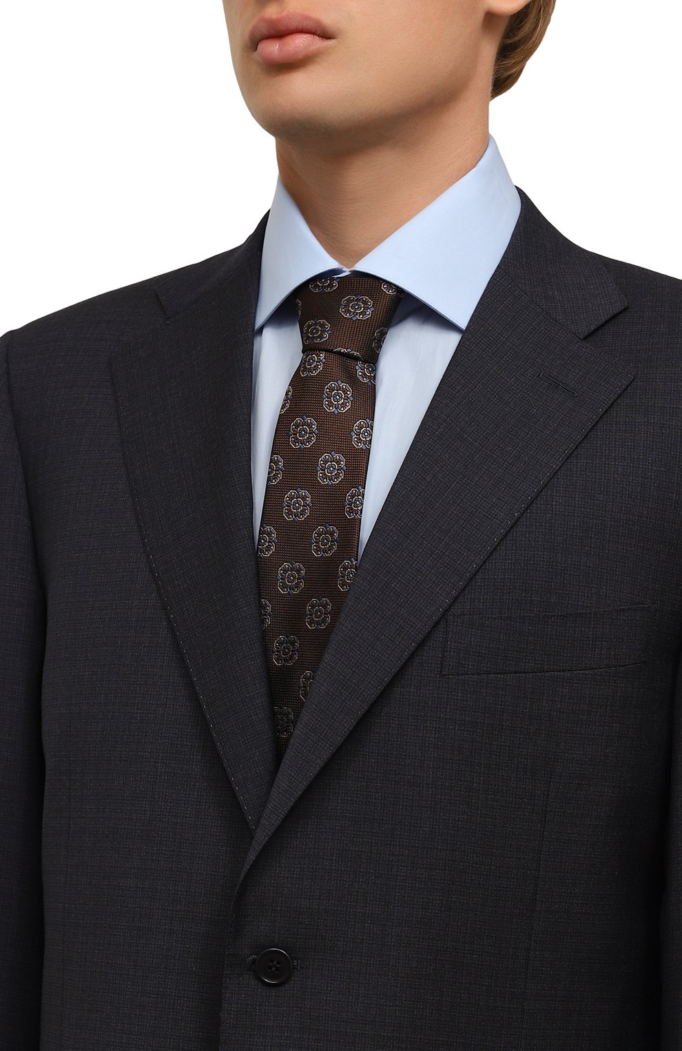 Шелковый галстук CANALI, арт. 18/HJ04151, фото 2