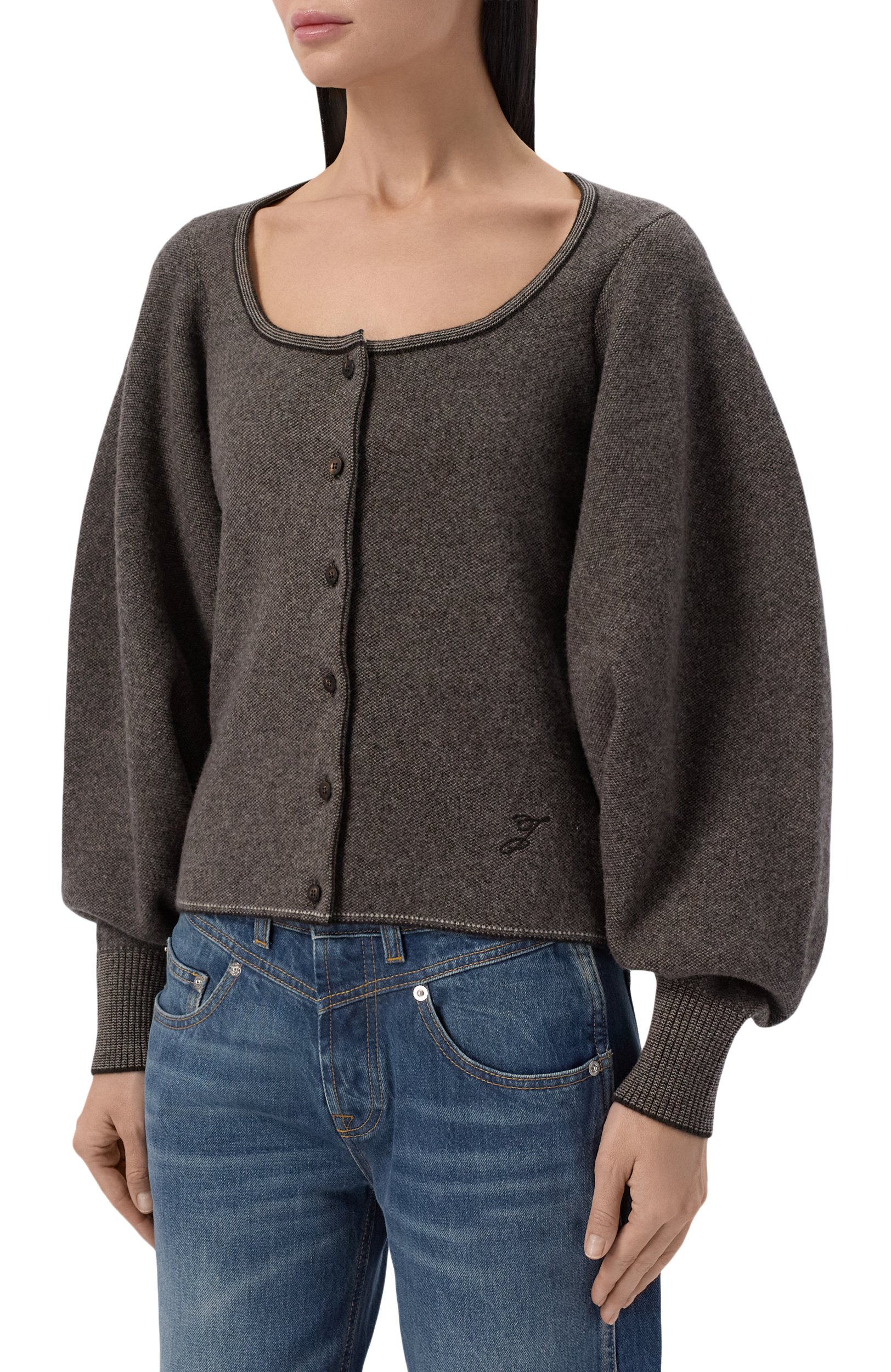 Кардиган из шерсти и кашемира JACQUEMUS, арт. 26HCDW00845/AK00276, фото 3