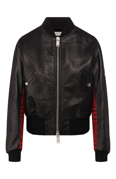 Кожаный бомбер ALEXANDER MCQUEEN, арт. 594778/Q5ACE, фото 1