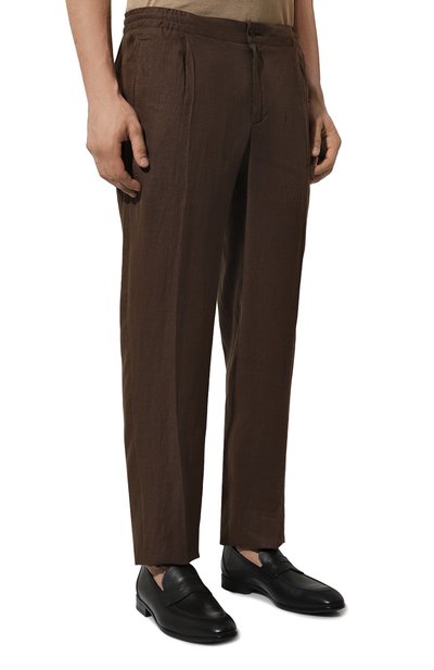 Льняные брюки KITON, арт. UPN01H08838, фото 3