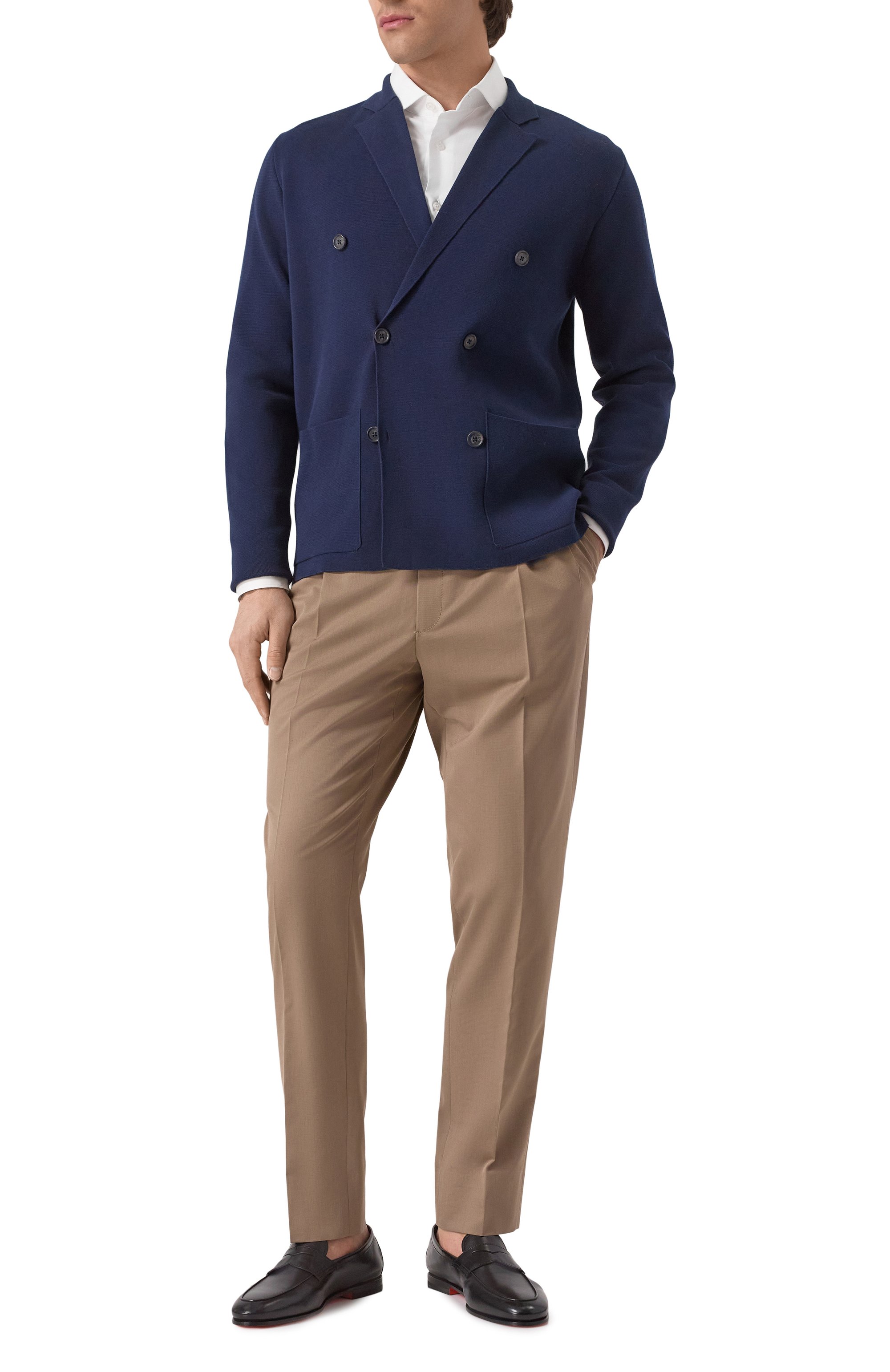 Хлопковая сорочка BRIONI, арт. RCH10L/0A04Q, фото 2