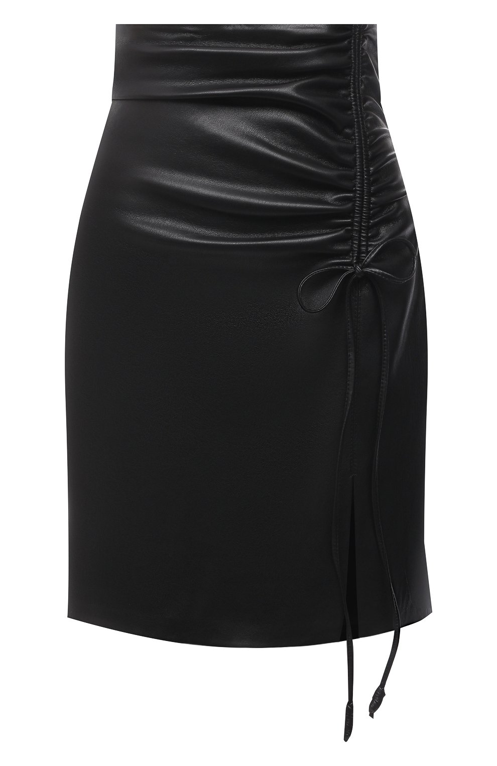 Юбка из экокожи NANUSHKA черного цвета по цене 41900 руб., арт. Z0W_BLACK_VEGAN LEATHER, фото 1 Юбка из экокожи NANUSHKA, арт. Z0W_BLACK_VEGAN LEATHER, фото 1