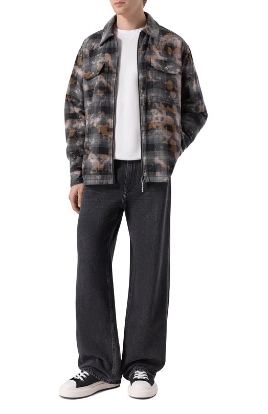 Куртка-рубашка Palm Angels PMES049F25FAB001 Коричневый  PMES049F25FAB001 Фото 2