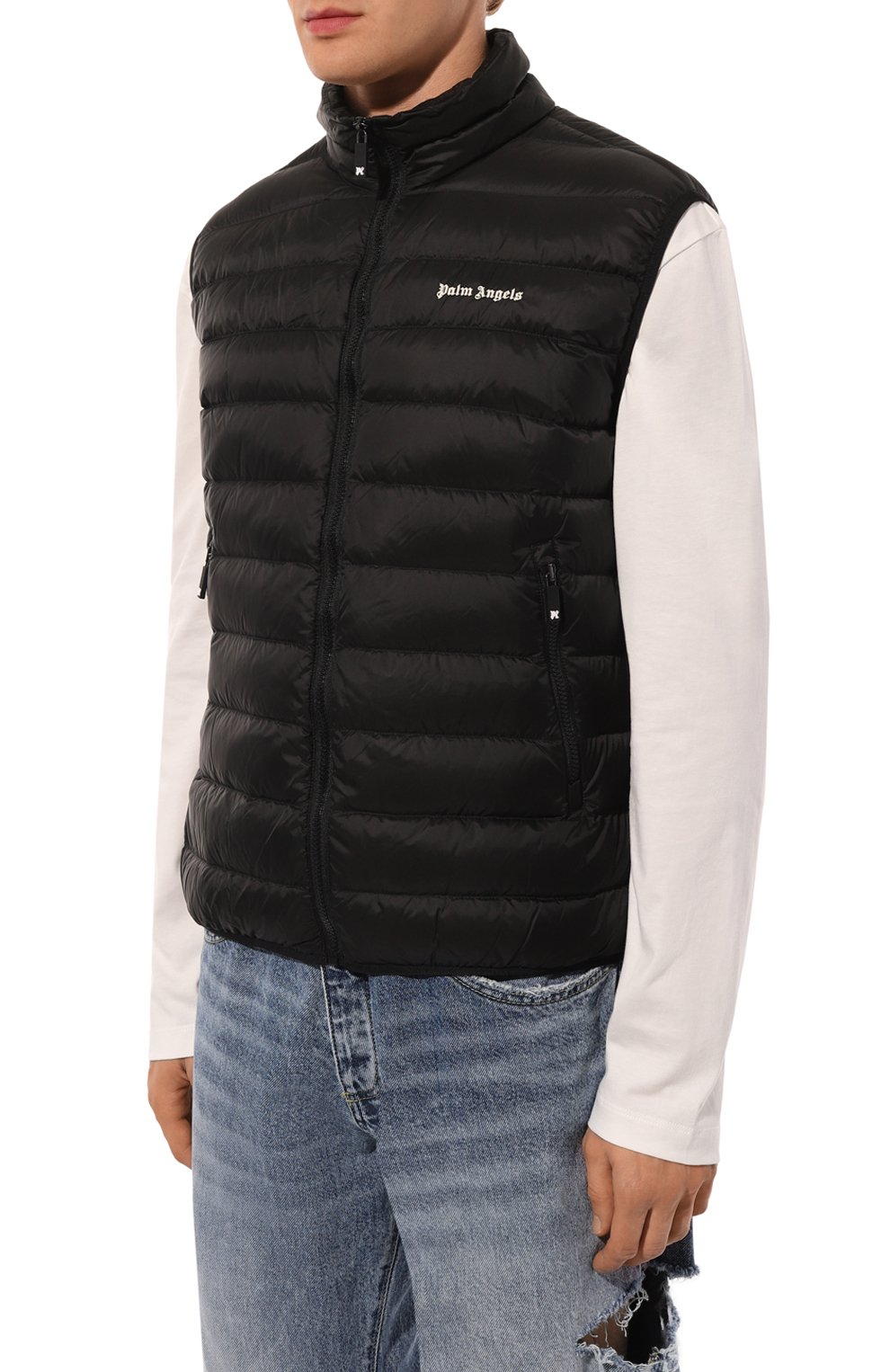 Пуховый жилет PALM ANGELS, арт. PMEX009S24FAB0011003, фото 3