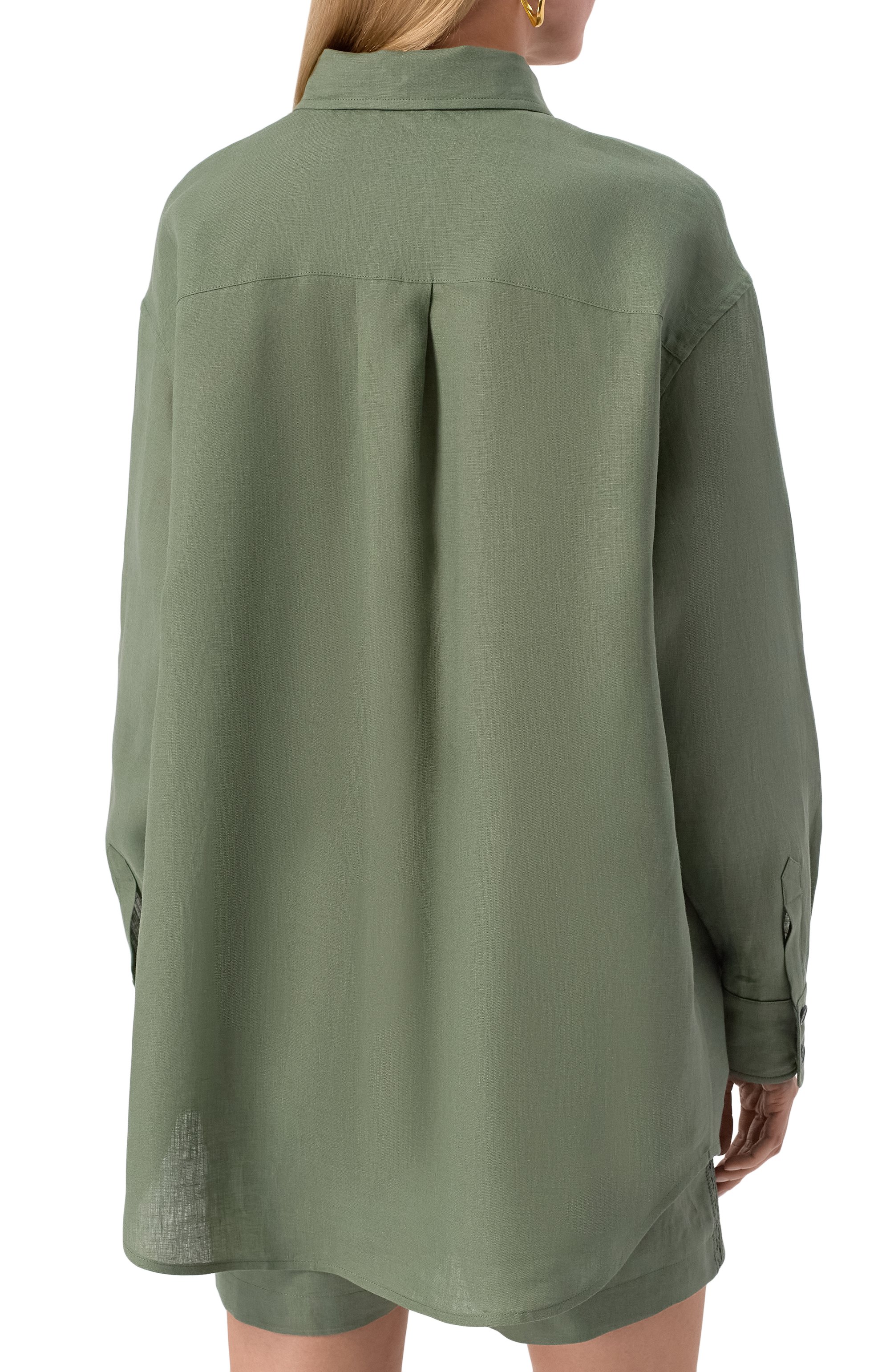 Льняная рубашка MVST, арт. TXBGM-Y074-2, фото 4