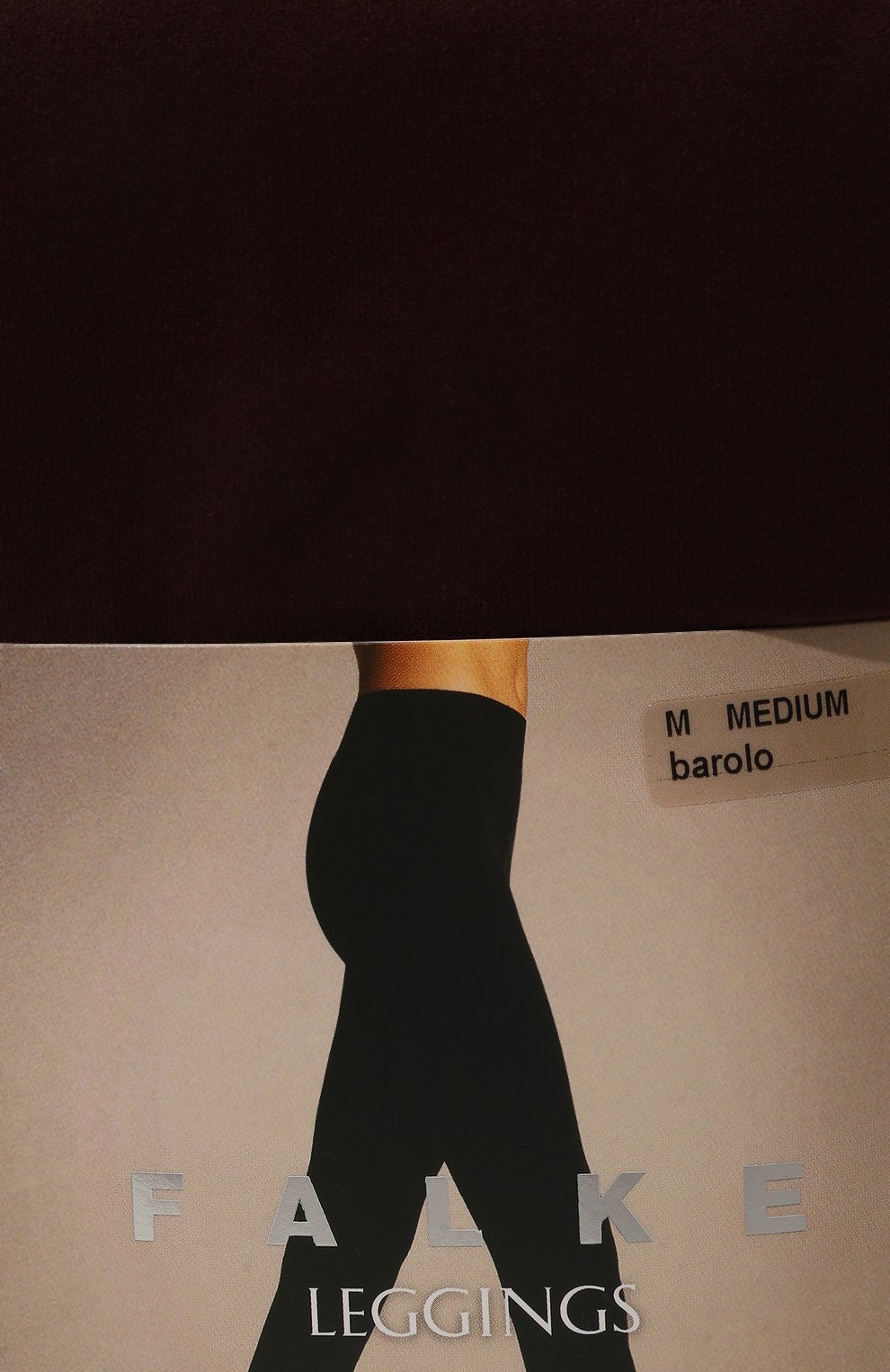 Легинсы FALKE бордового цвета по цене 8820 руб., арт. 41167, фото 2 Легинсы FALKE, арт. 41167, фото 2