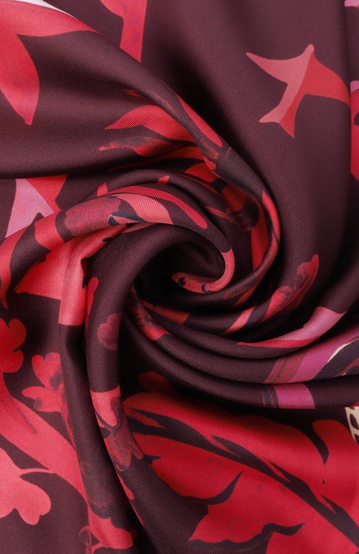 Шелковый платок Petitjean Paris 17C23 Бордовый  17C23 Фото 3