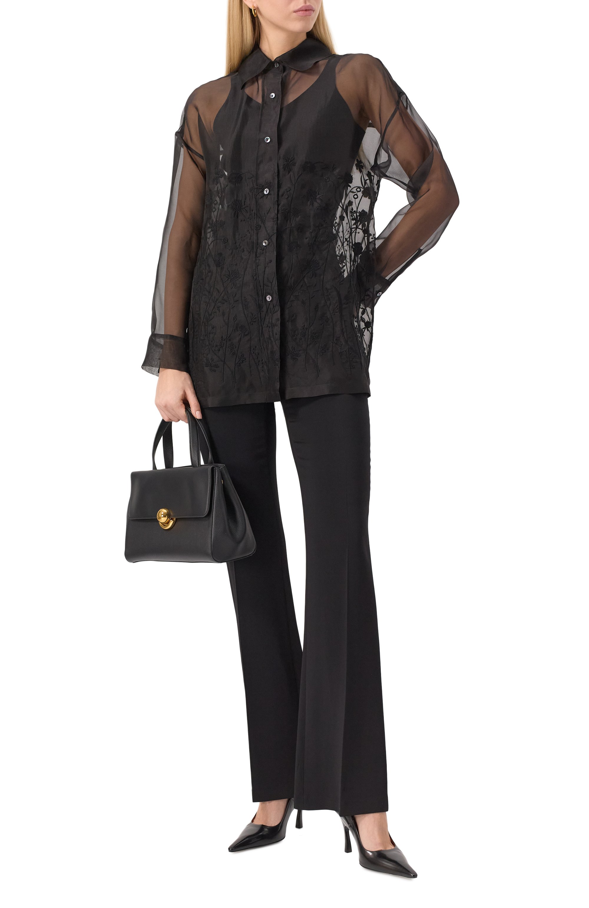 Шелковая блузка P.A.R.O.S.H., арт. D381231, фото 2