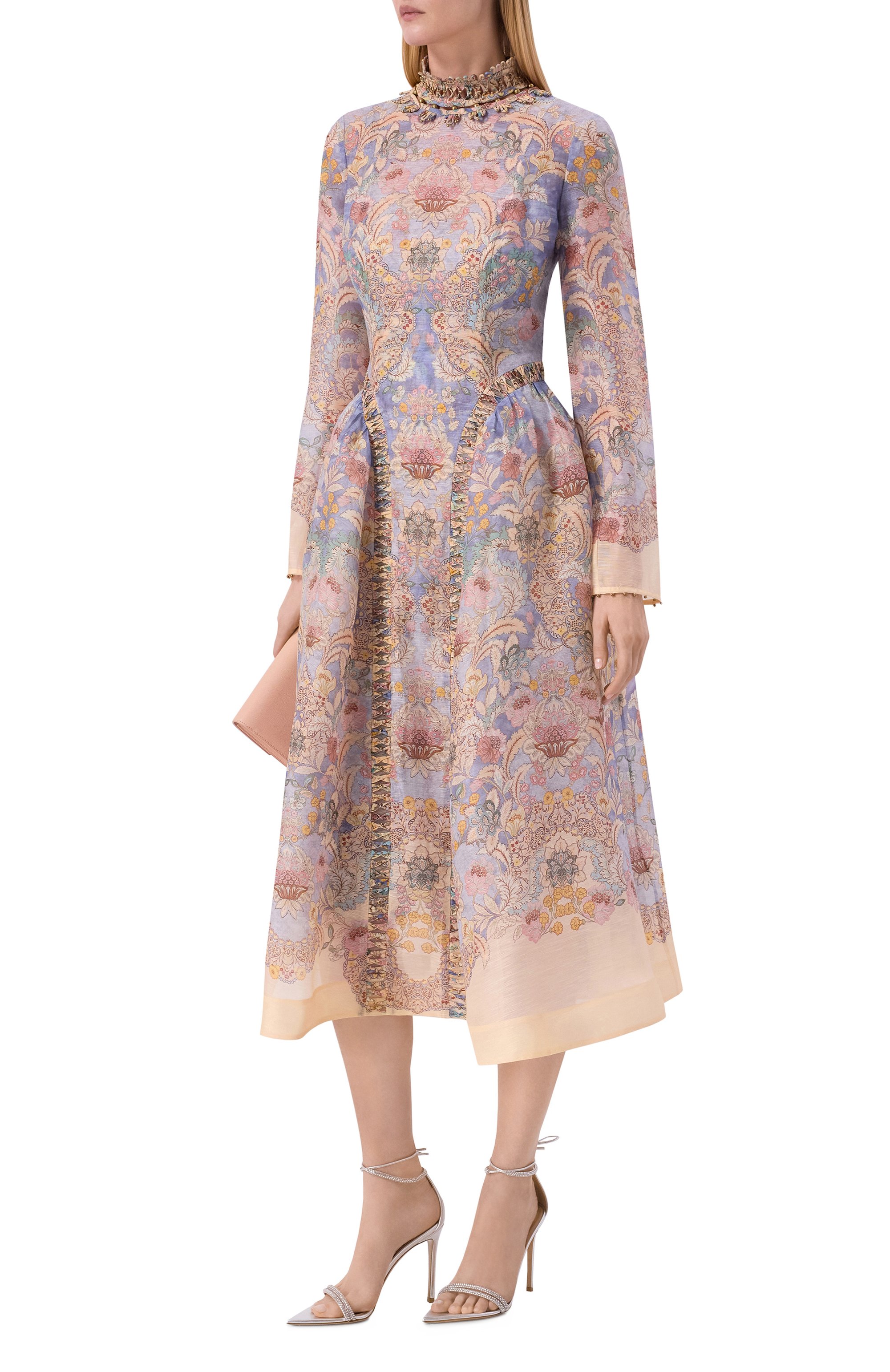 Платье изо льна и шелка ZIMMERMANN, арт. 6591DC261, фото 2