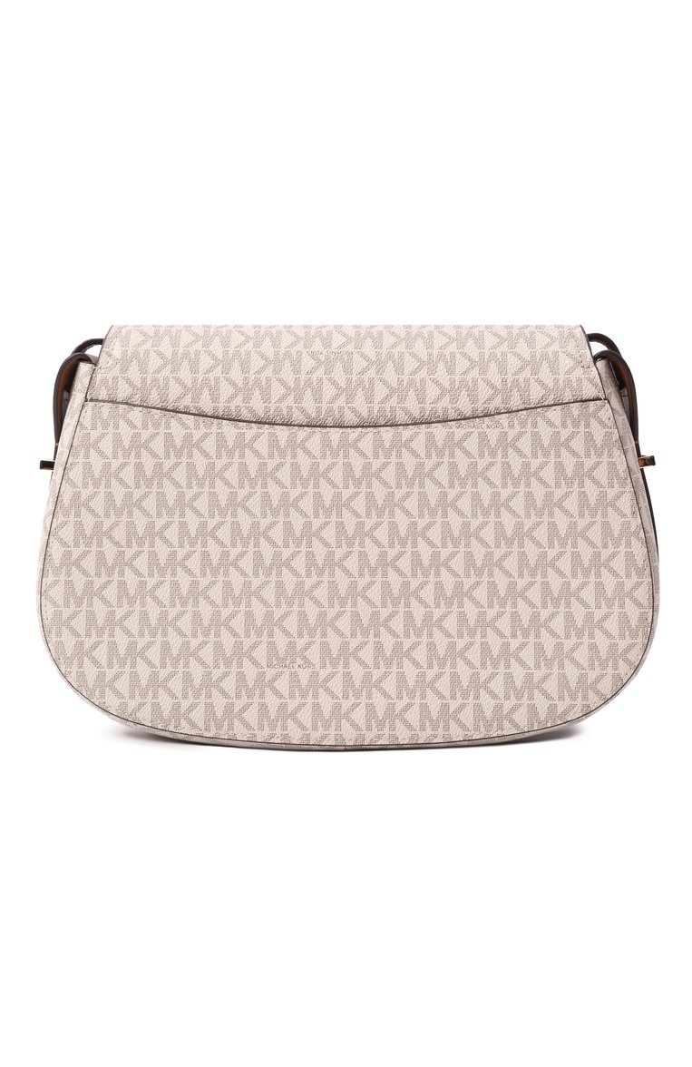 Женская сумка lydia medium MICHAEL MICHAEL KORS кремового цвета, арт. 30R5GL0M2B | Фото 6 (Размер: medium; Материал: Канва, Экокожа)
